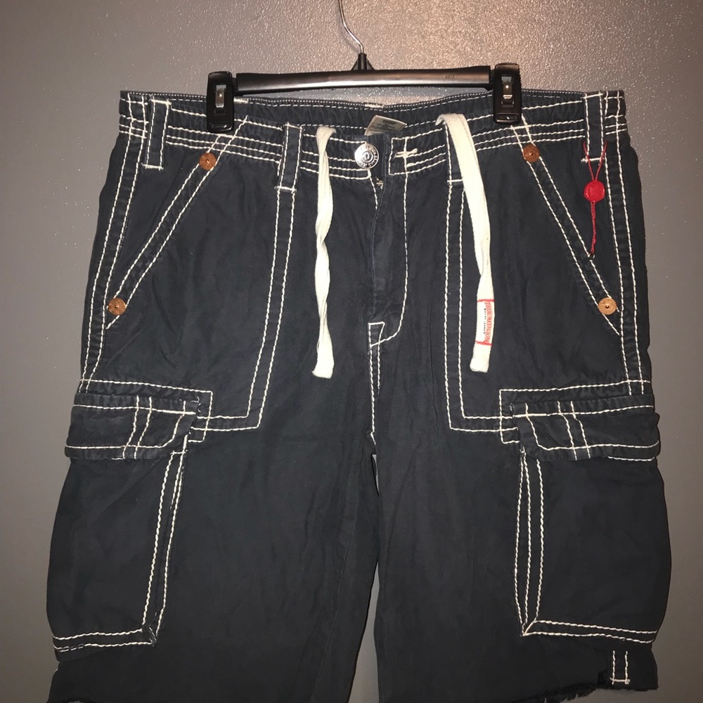 True Religion cargo shorts